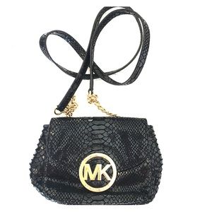 Michael Kors timeless black purse cross/shoulder